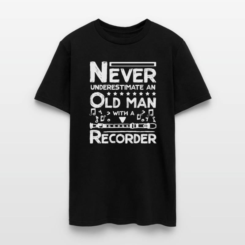 Never underestimate an old man with a recorder