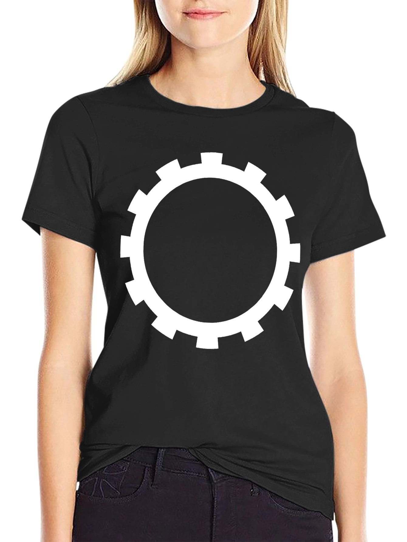 Gear Graphic Black T-Shirt
