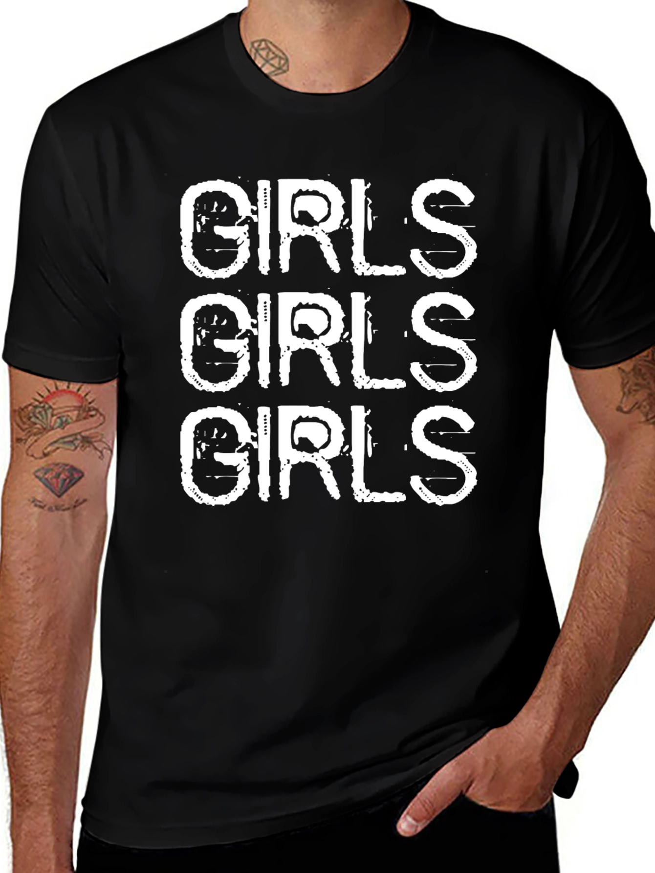 Girls Girls Girls Graphic Tee