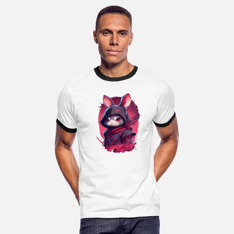 Ninja rabbit nice t-shirt Ai design