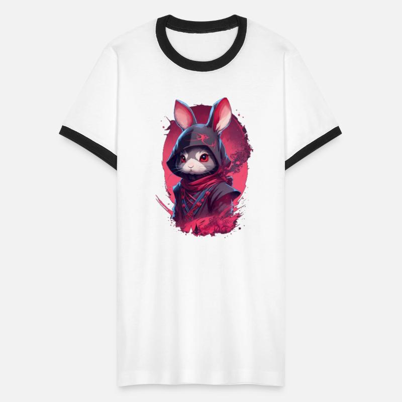 Ninja rabbit nice t-shirt Ai design