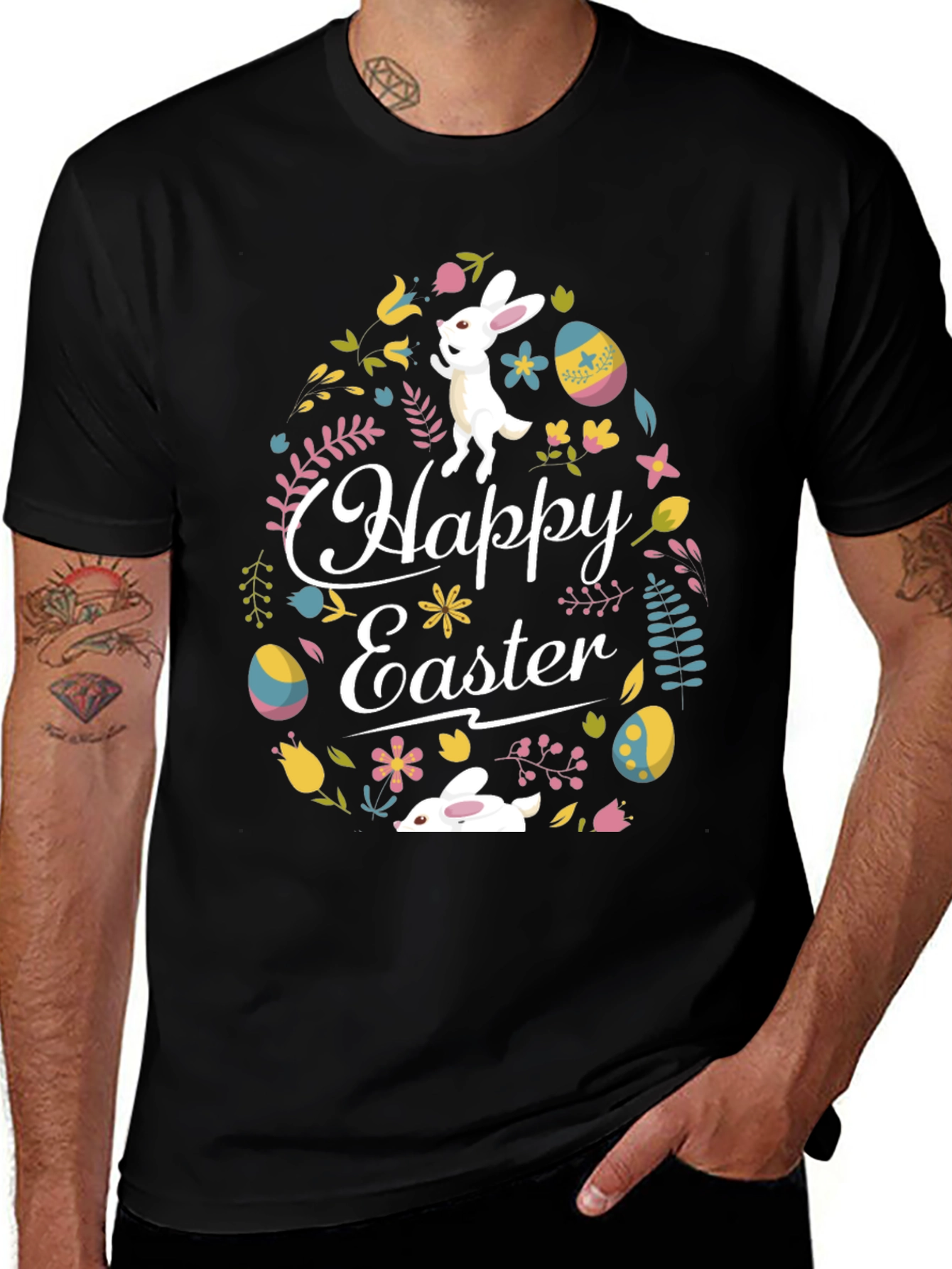 Happy Easter Bunny T-Shirt - Cute Holiday Tee