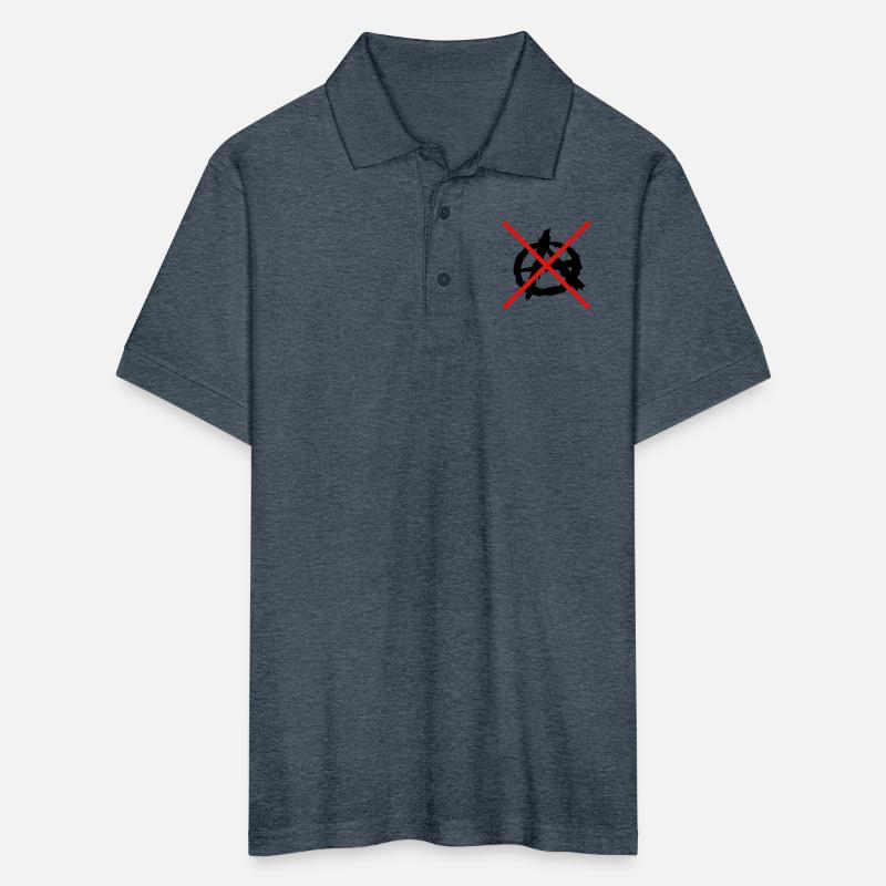 No anarchy symbol logo