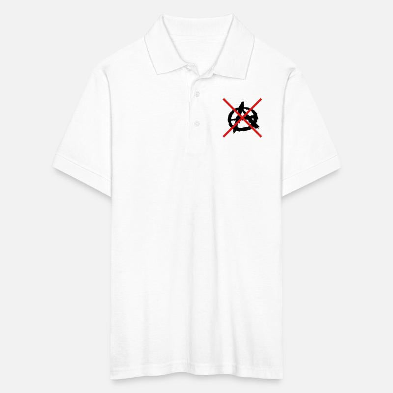 No anarchy symbol logo