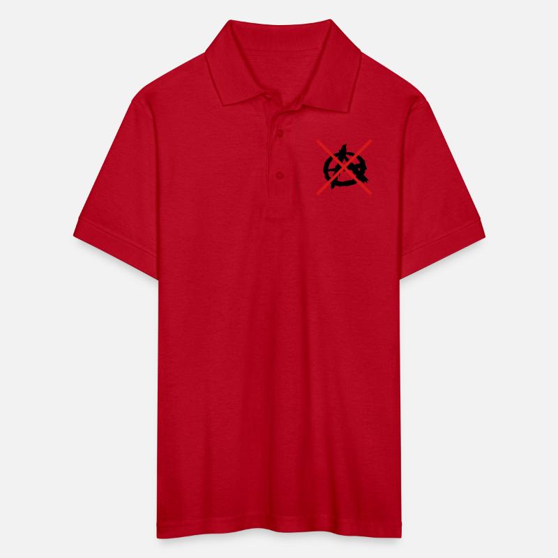 No anarchy symbol logo
