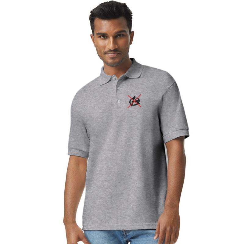 No anarchy symbol logo