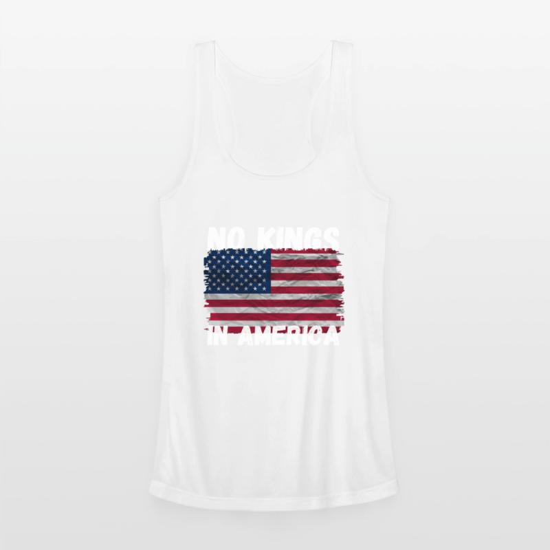 No Kings in America, USA Flag, Freedom