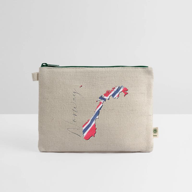 Norway Flag in Norway Map EN