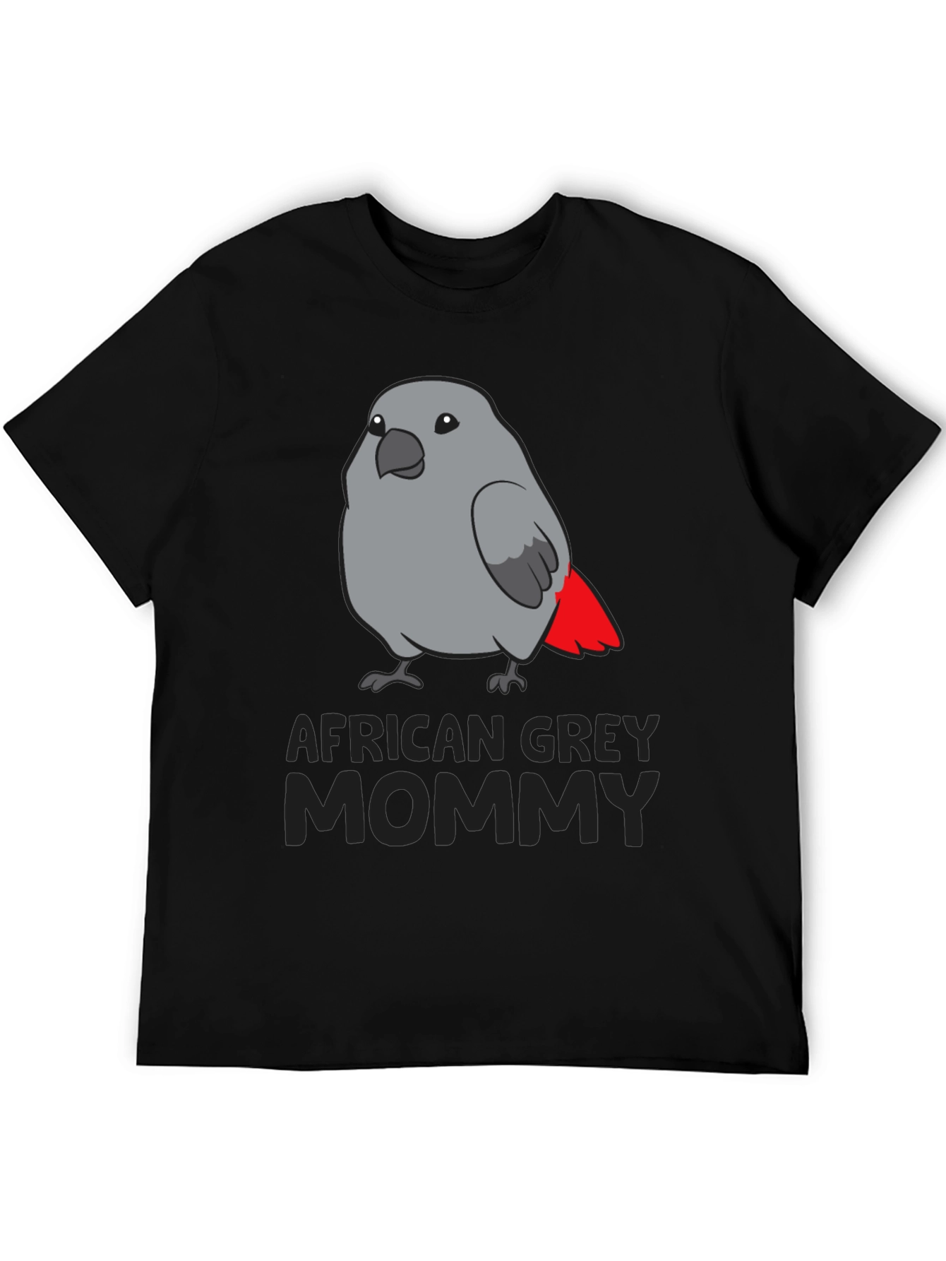 African Grey Parrot Mommy T-Shirt
