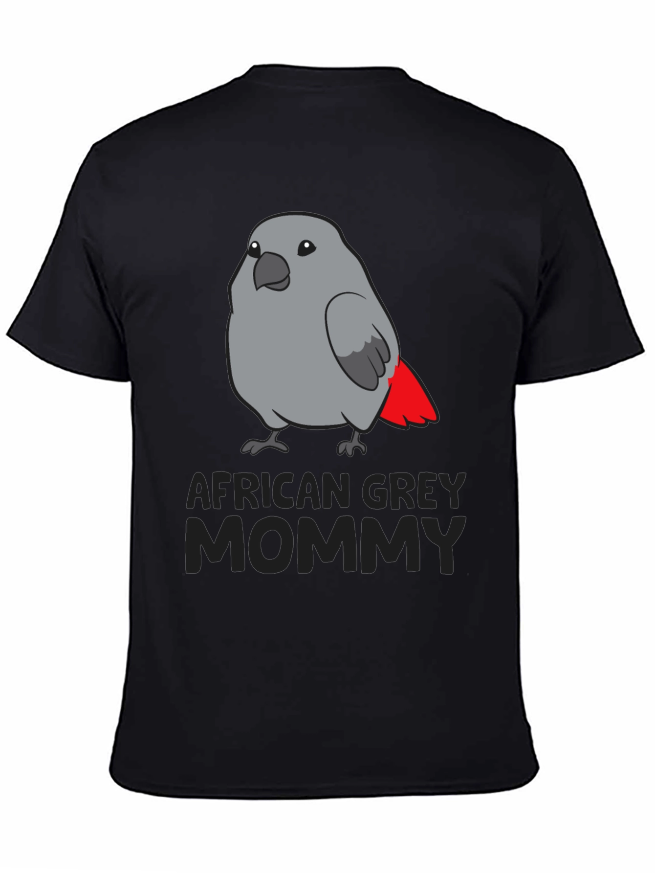 African Grey Parrot Mommy T-Shirt