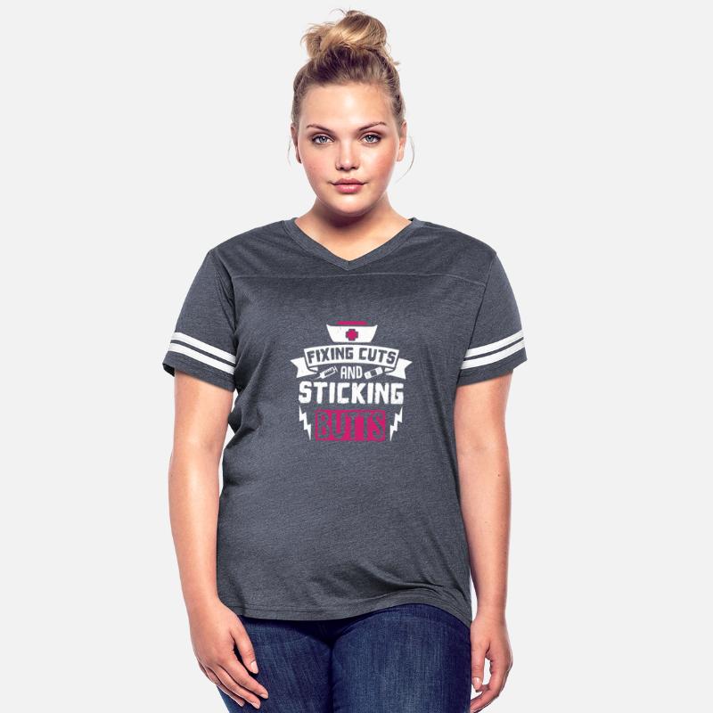 Nurse fixing cuts and sticking butts funny quote