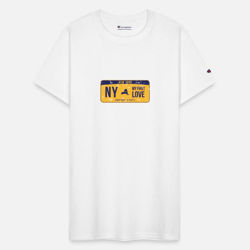 NY My First Love License Plate