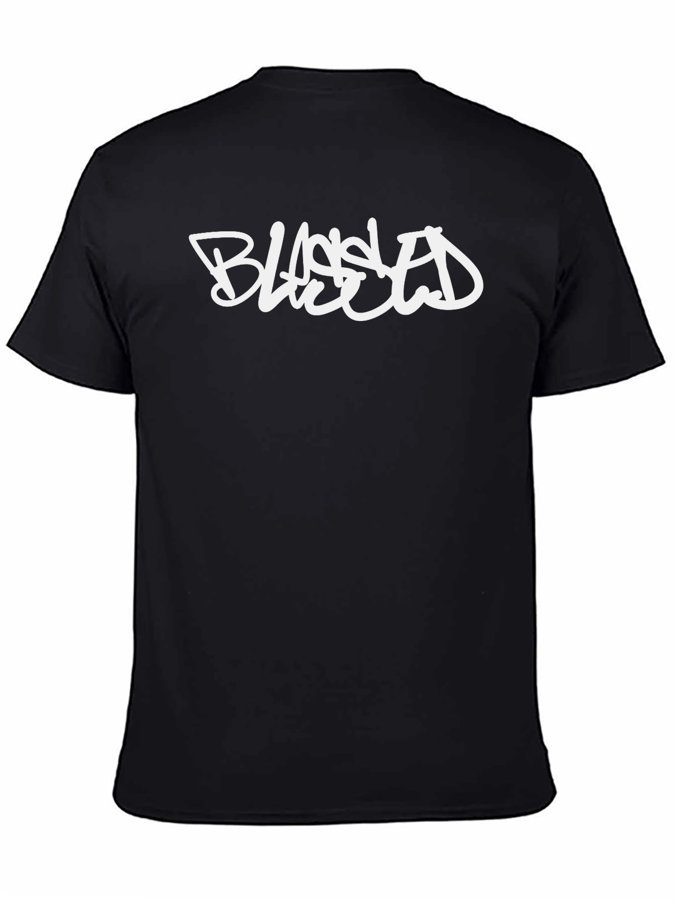 Blessed Black Graphic Print T-Shirt