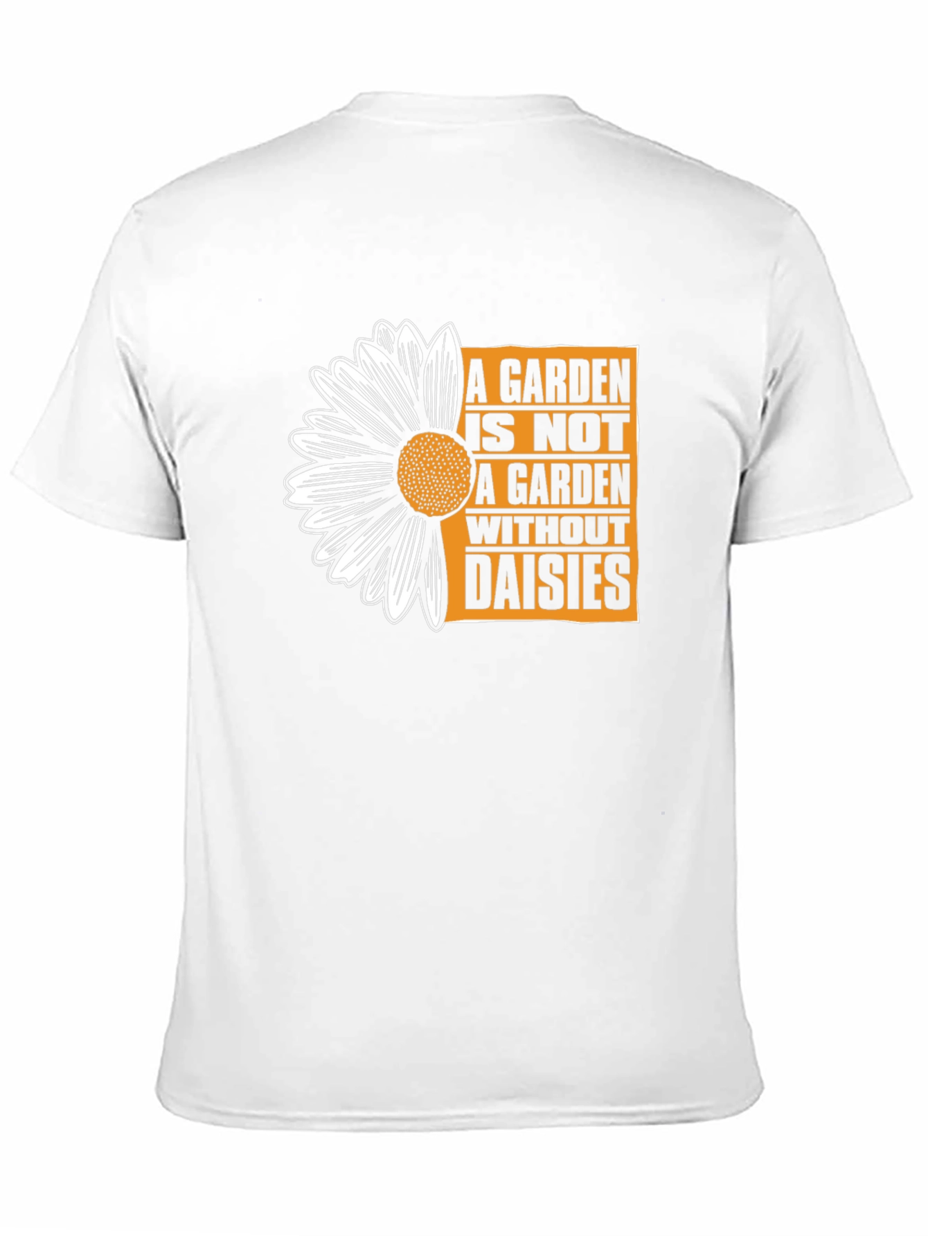 Garden Daisies Graphic Tee - Black