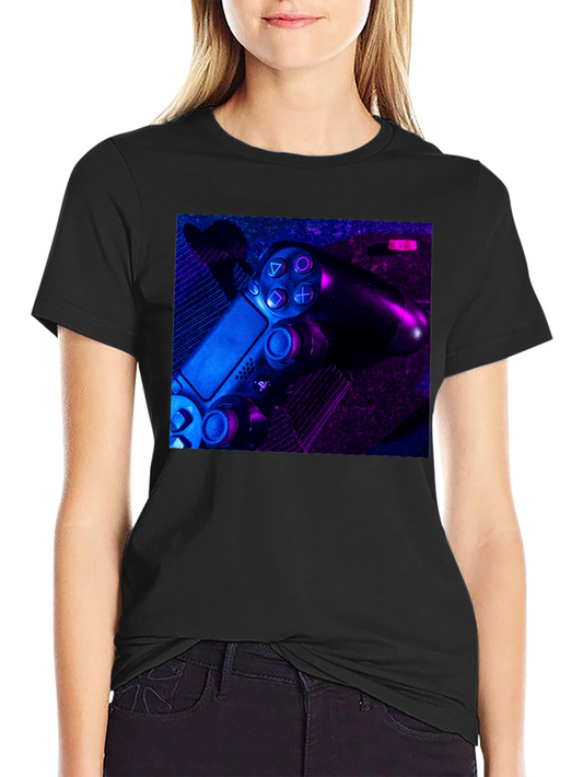 Gaming Controller Graphic Tee - Black T-Shirt