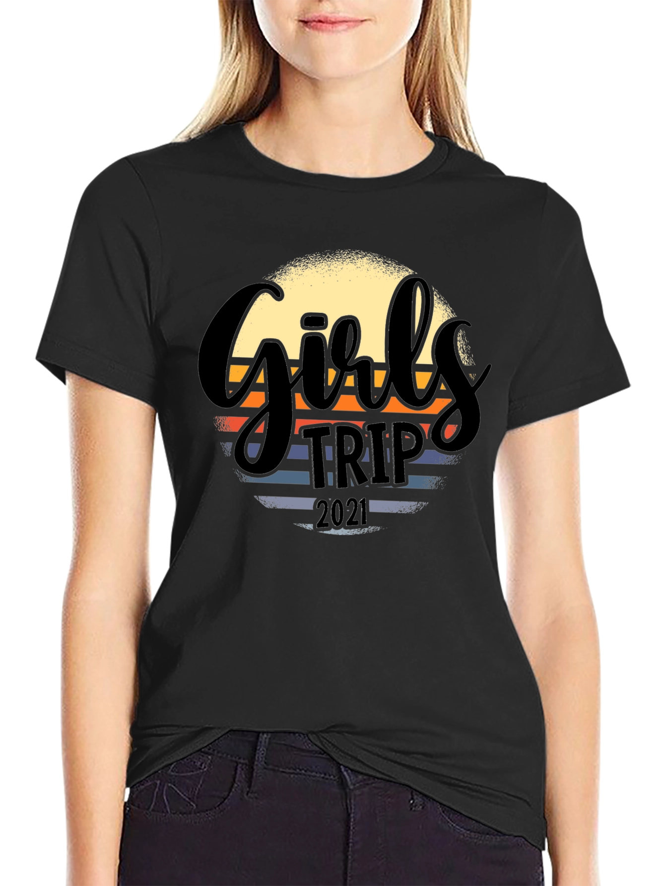 Girls Trip 2021 Graphic Tee - Retro Style
