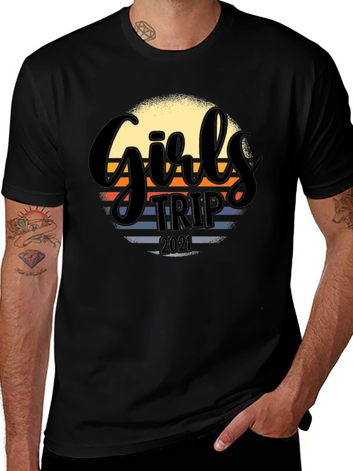Girls Trip 2021 Graphic Tee - Retro Style