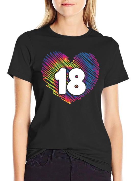 18th Birthday Heart T-Shirt