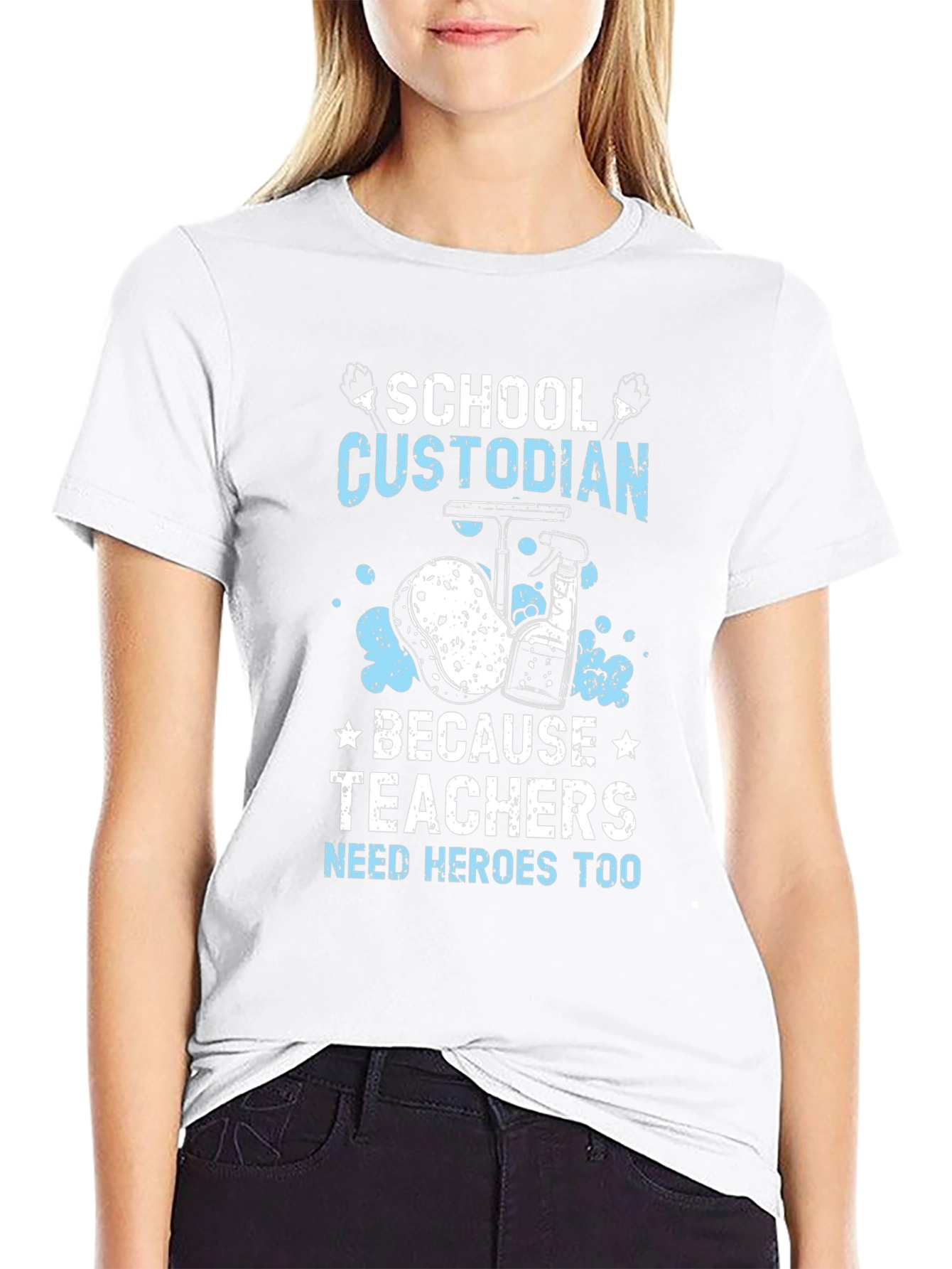 School Custodian Hero T-Shirt