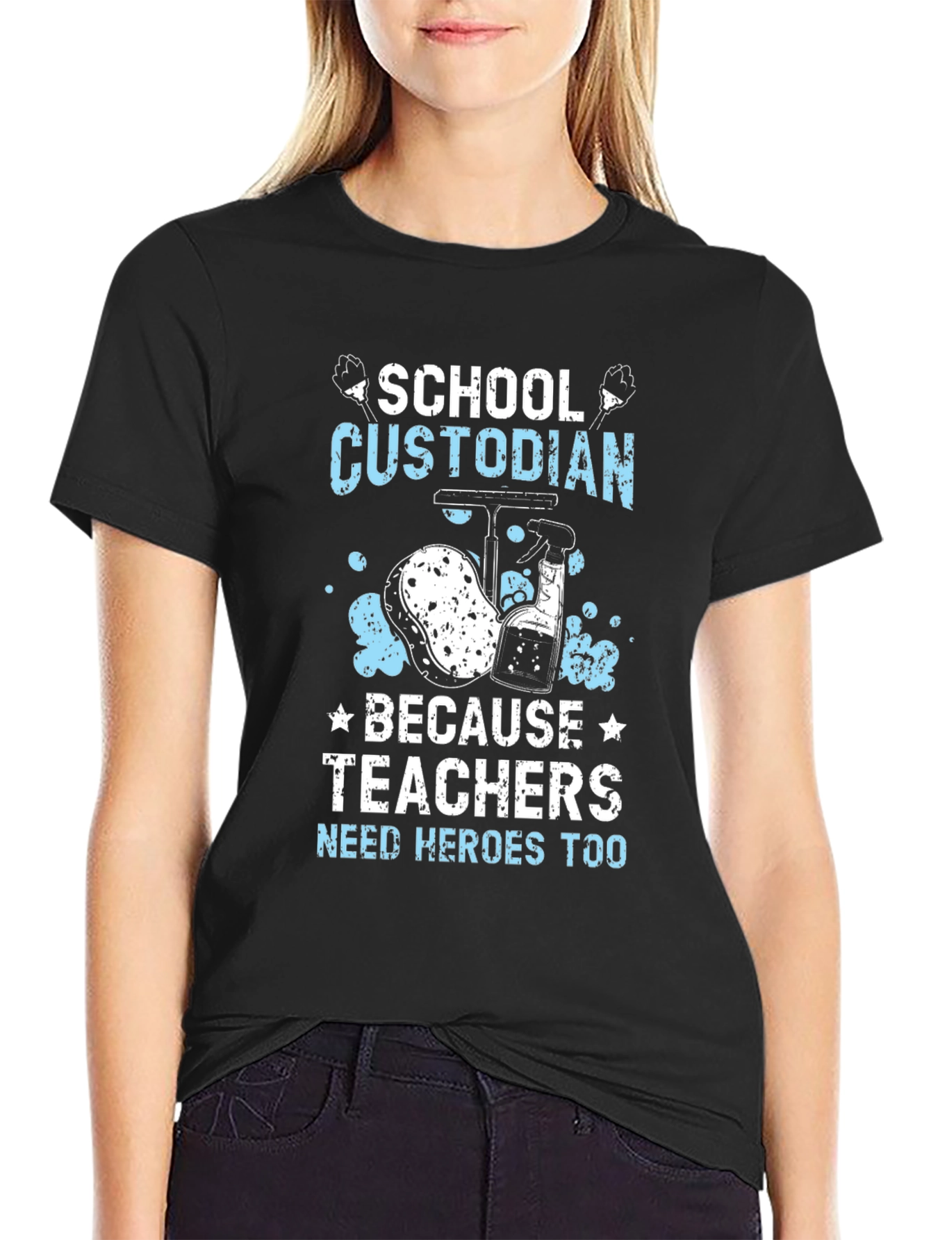 School Custodian Hero T-Shirt