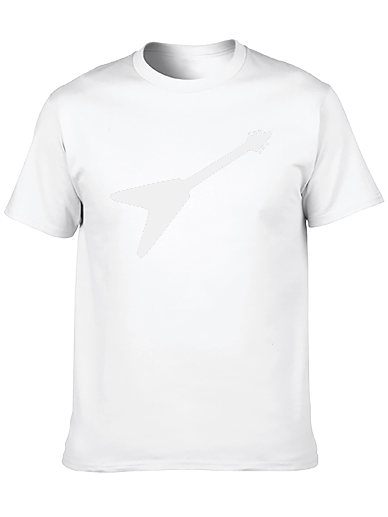 Flying V Guitar T-Shirt - Rocker Style Tee