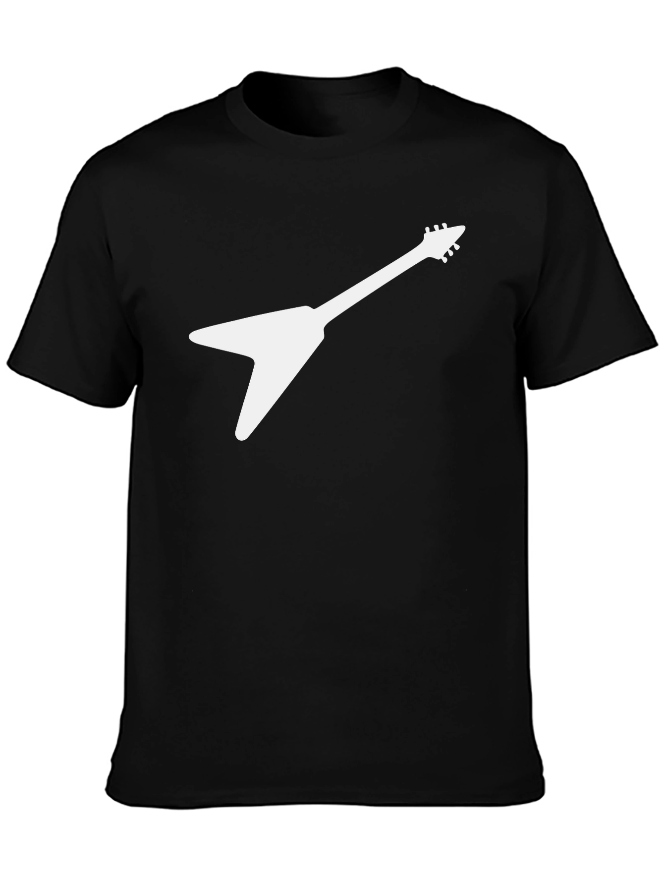 Flying V Guitar T-Shirt - Rocker Style Tee