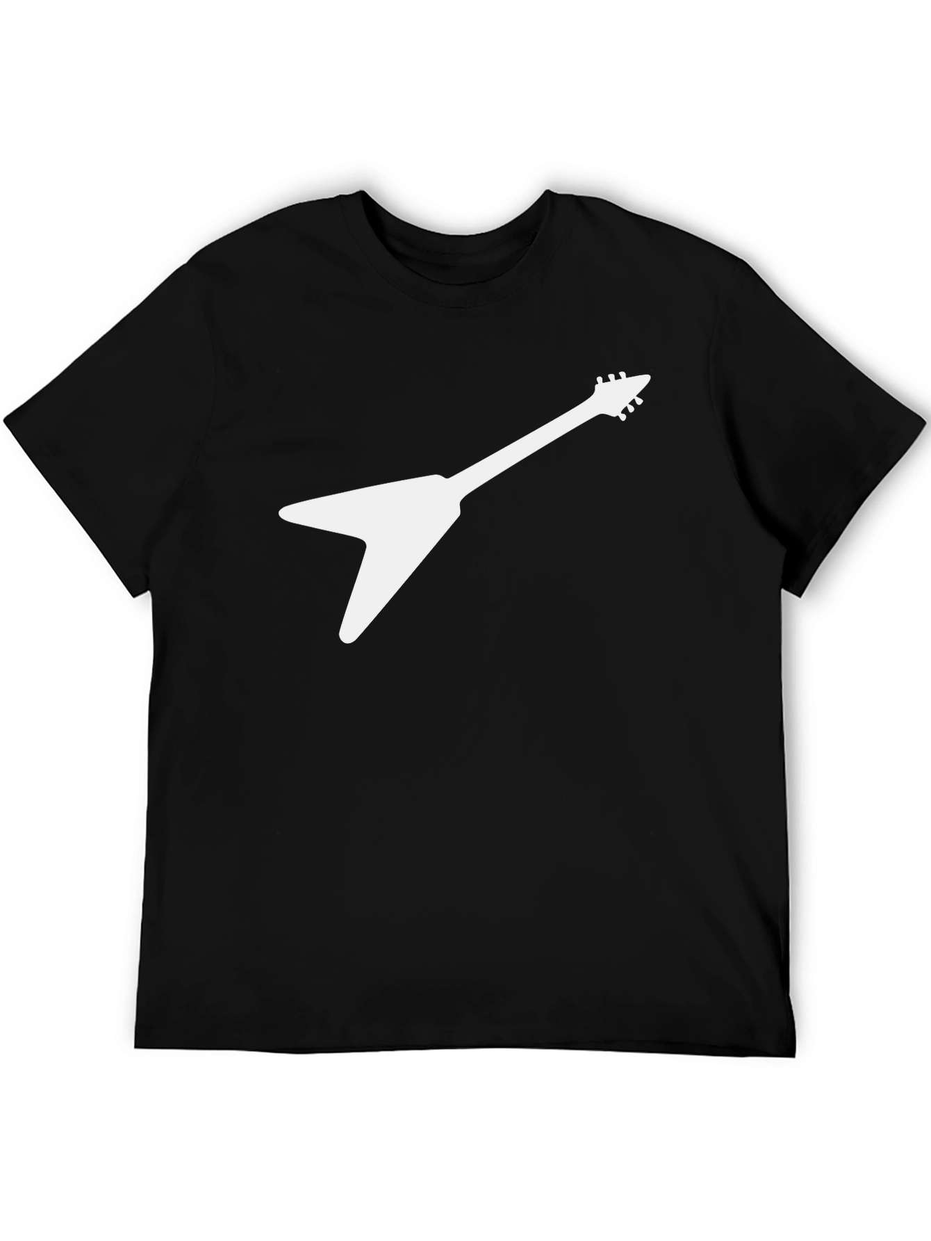 Flying V Guitar T-Shirt - Rocker Style Tee