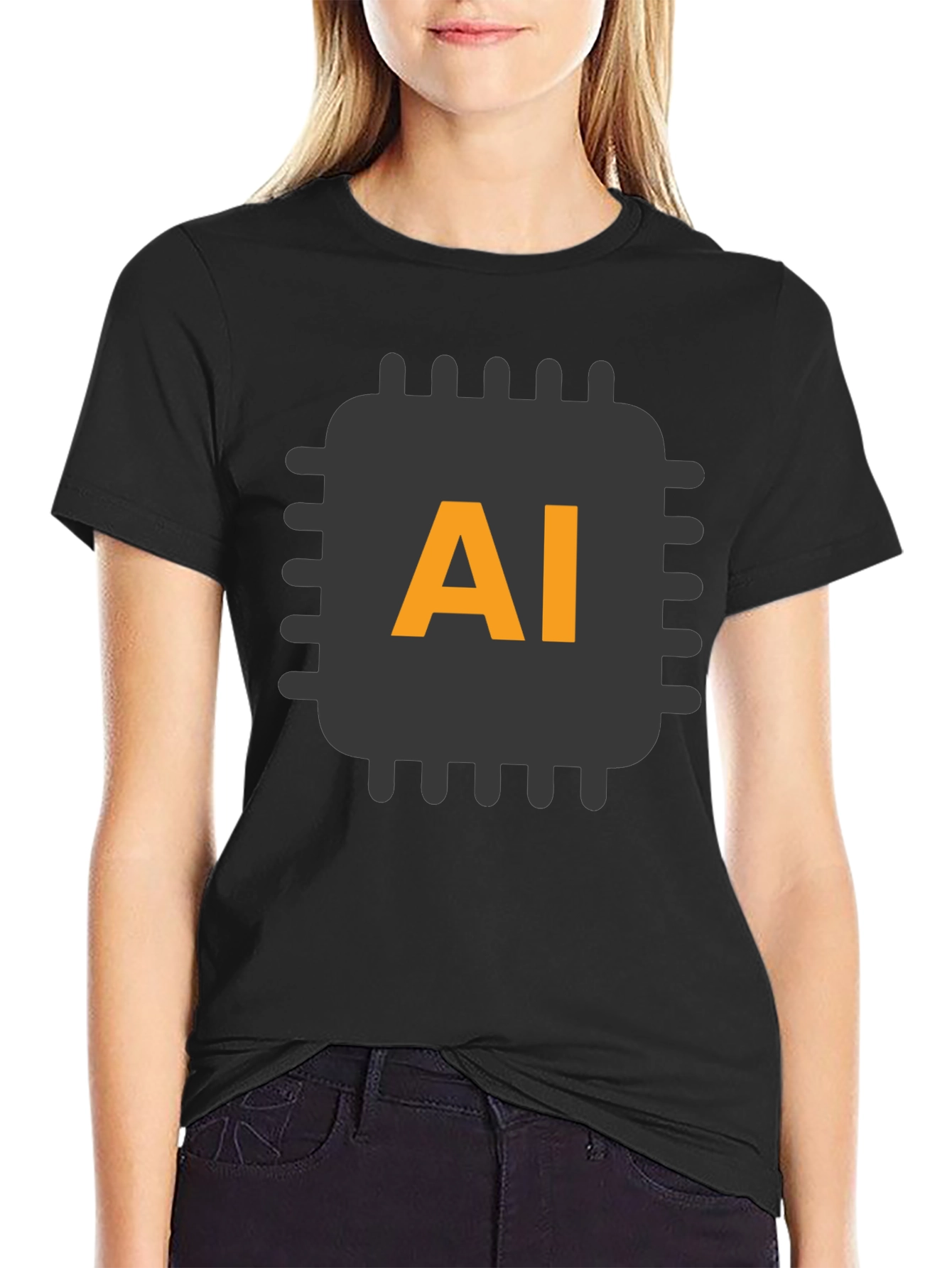 AI Tech T-Shirt - Artificial Intelligence Design