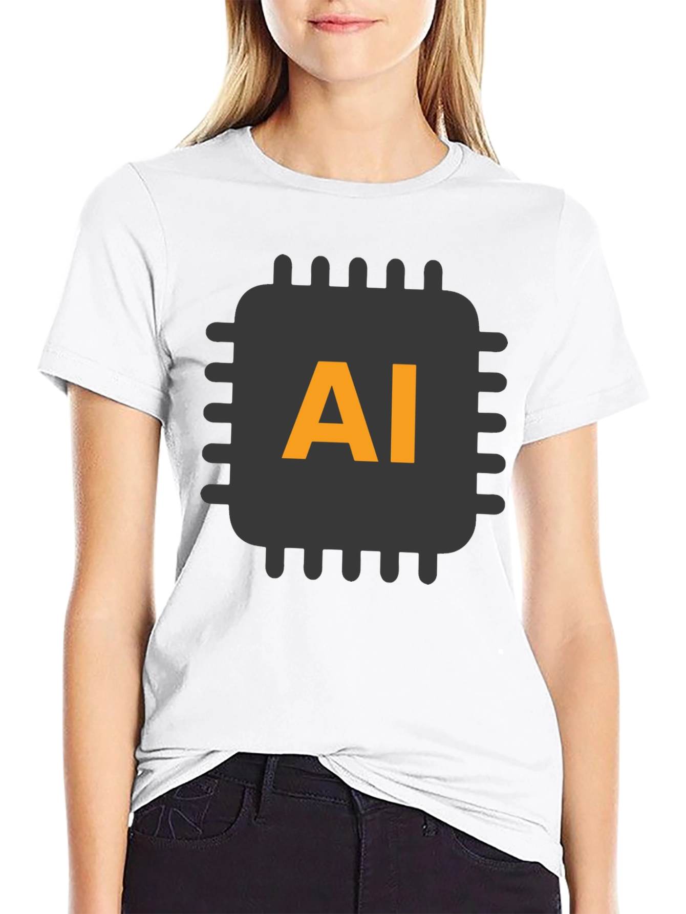 AI Tech T-Shirt - Artificial Intelligence Design