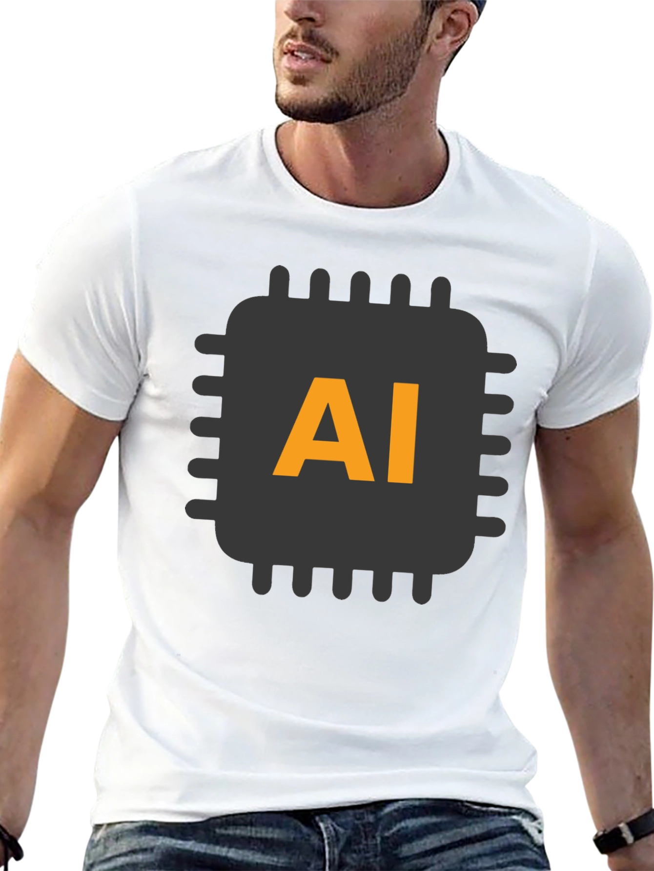 AI Tech T-Shirt - Artificial Intelligence Design