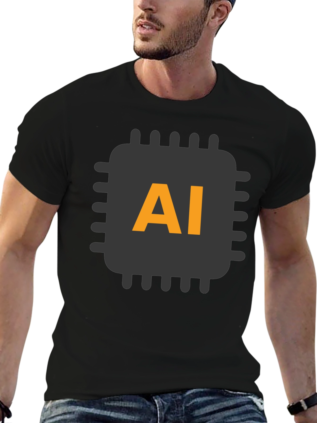 AI Tech T-Shirt - Artificial Intelligence Design
