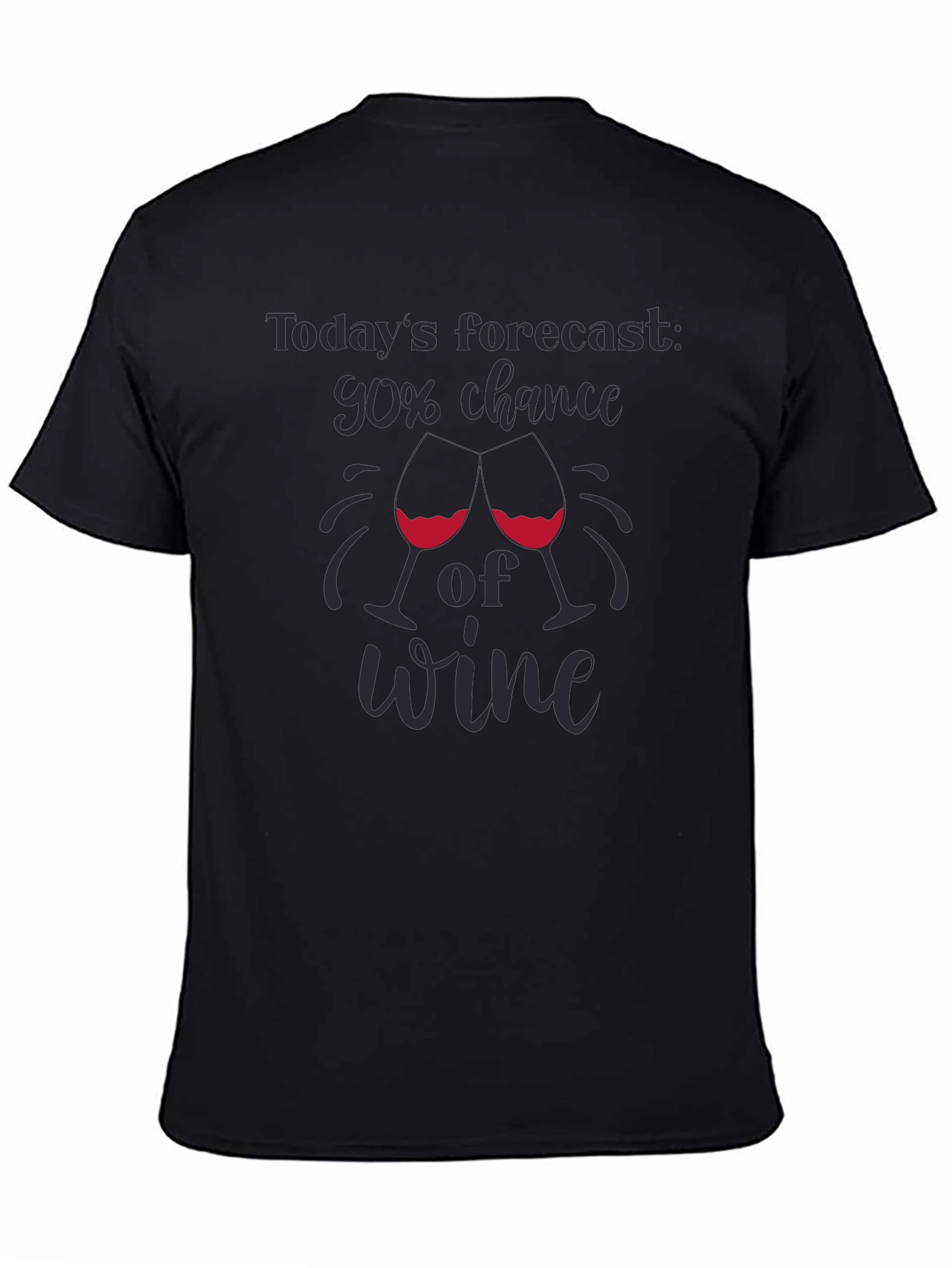 Wine Forecast Graphic Tee - 90% Chance