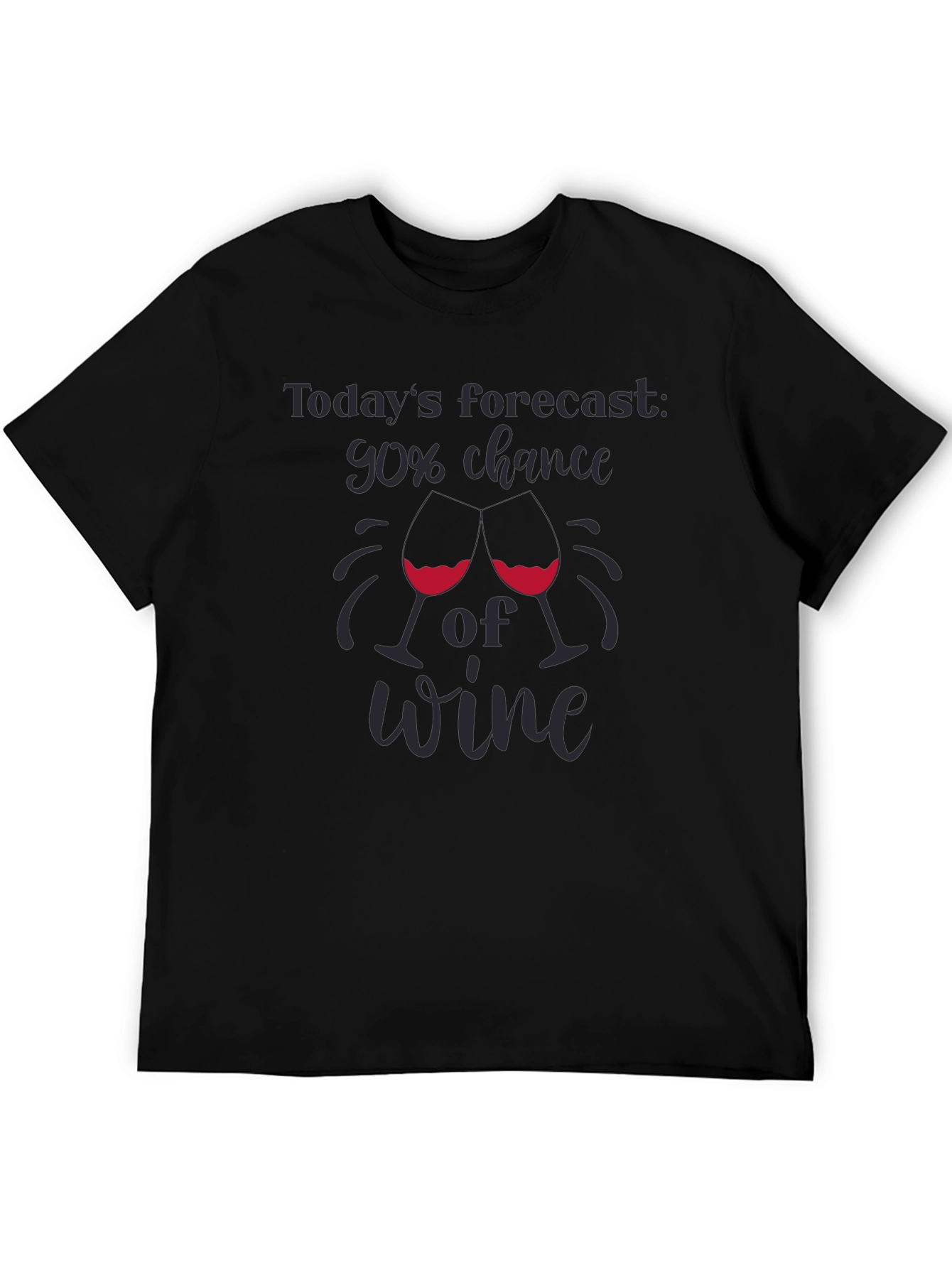 Wine Forecast Graphic Tee - 90% Chance