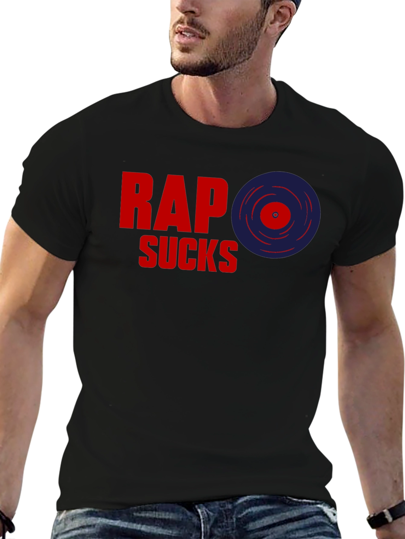 Rap Sucks T-Shirt - Anti-Rap Statement Tee