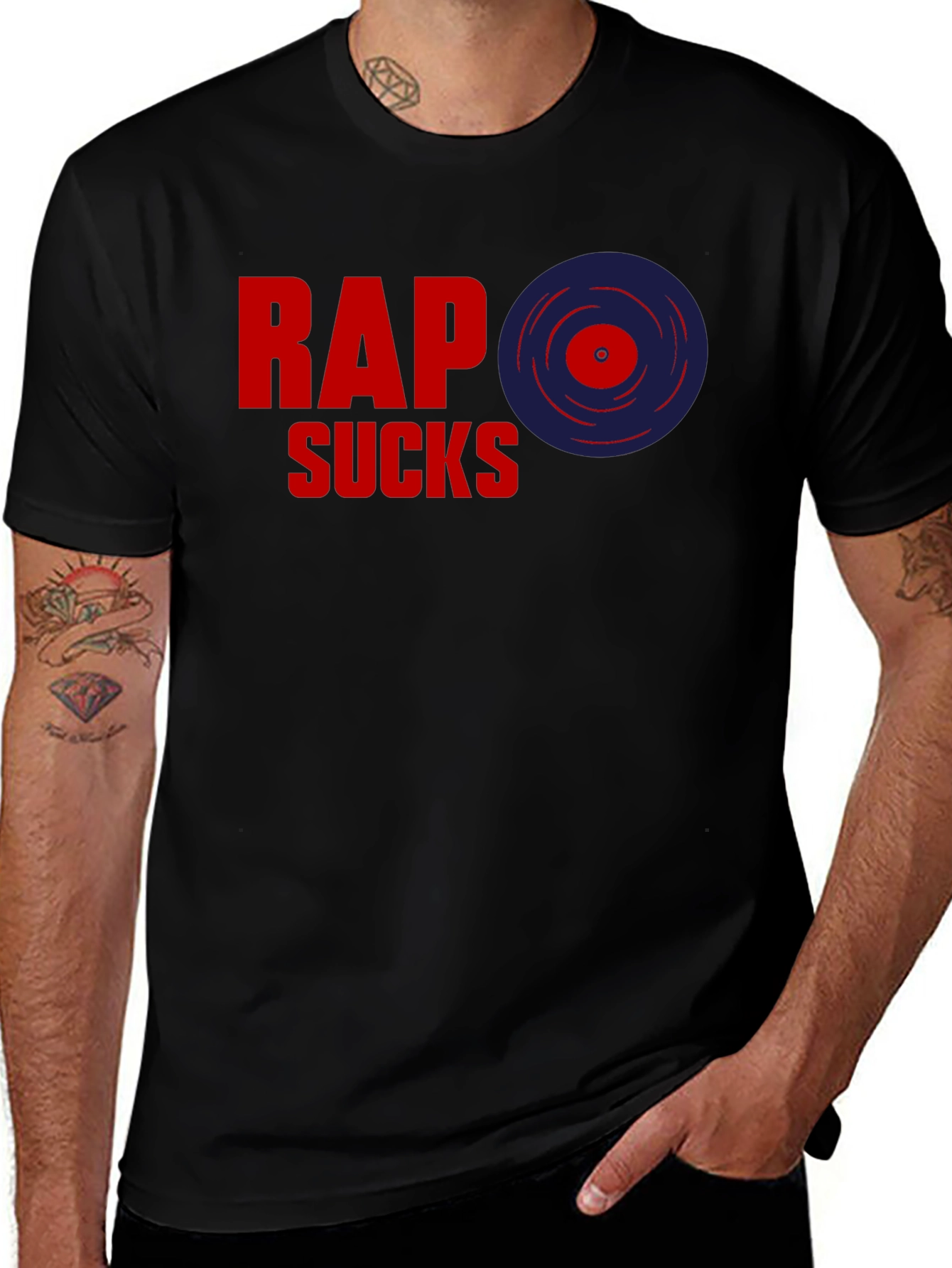 Rap Sucks T-Shirt - Anti-Rap Statement Tee