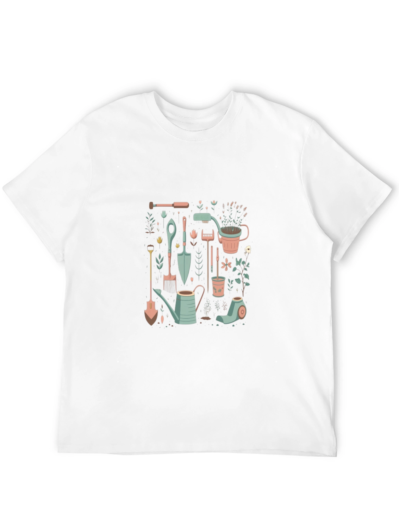 Gardening Tool Graphic T-Shirt