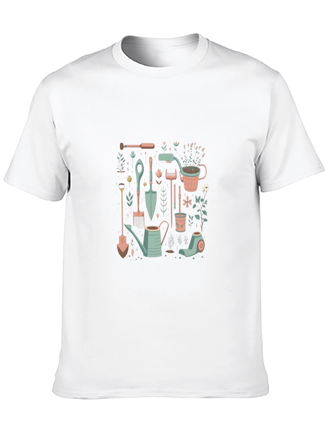 Gardening Tool Graphic T-Shirt