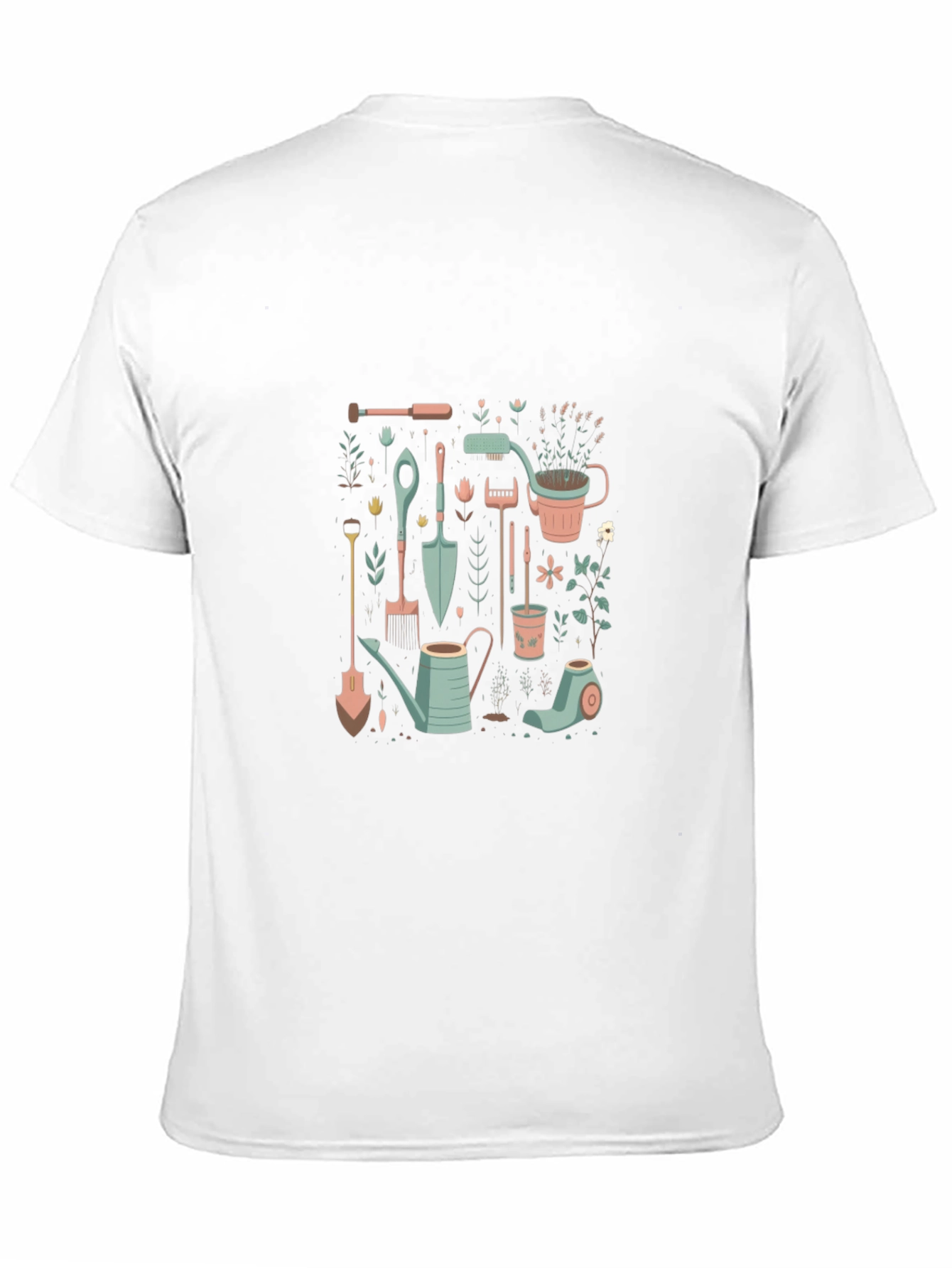 Gardening Tool Graphic T-Shirt