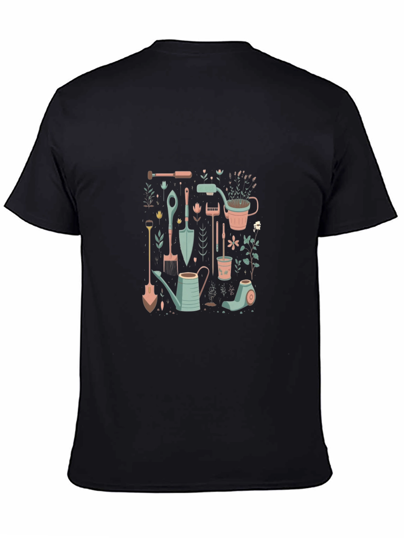 Gardening Tool Graphic T-Shirt