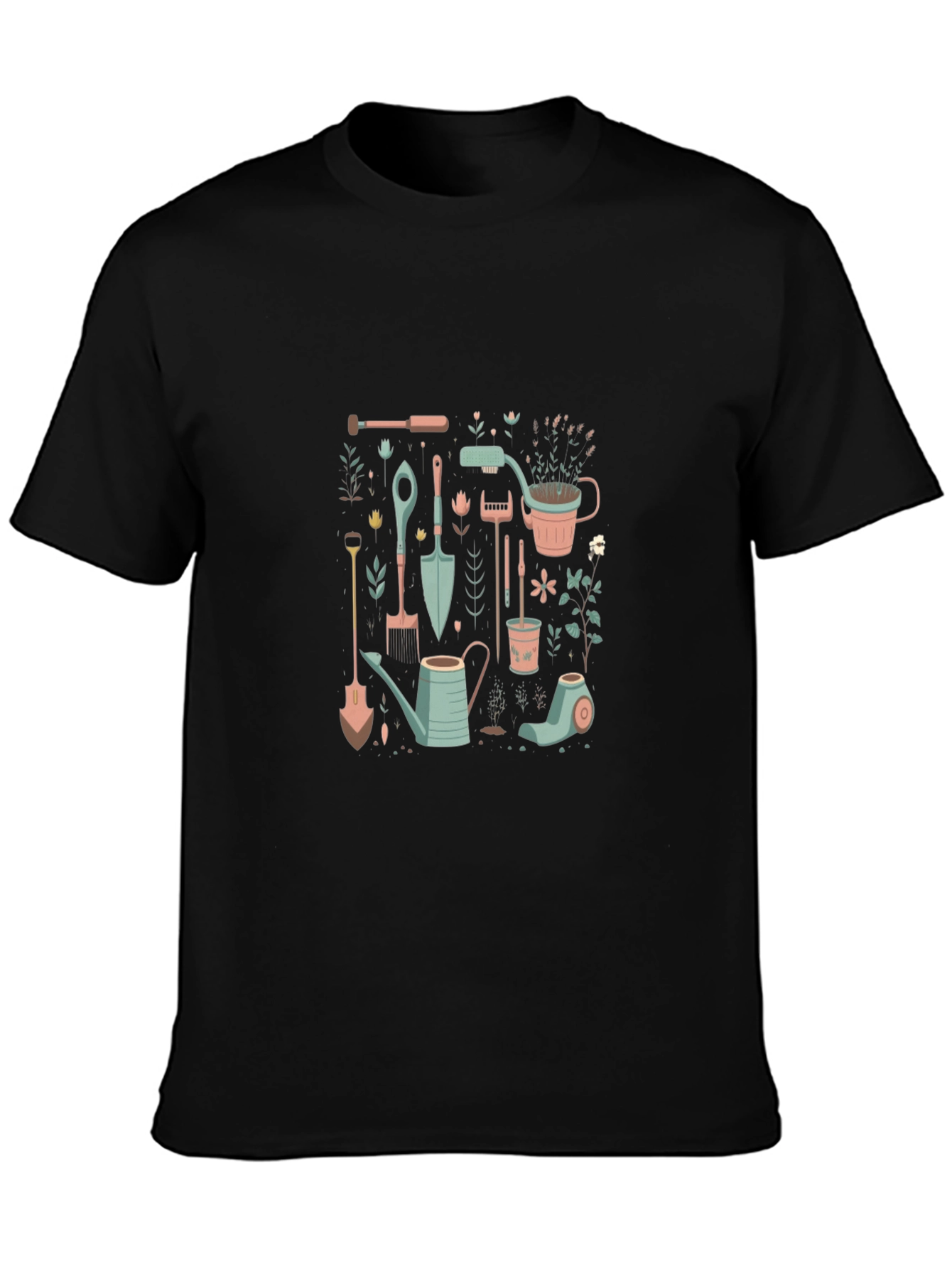 Gardening Tool Graphic T-Shirt
