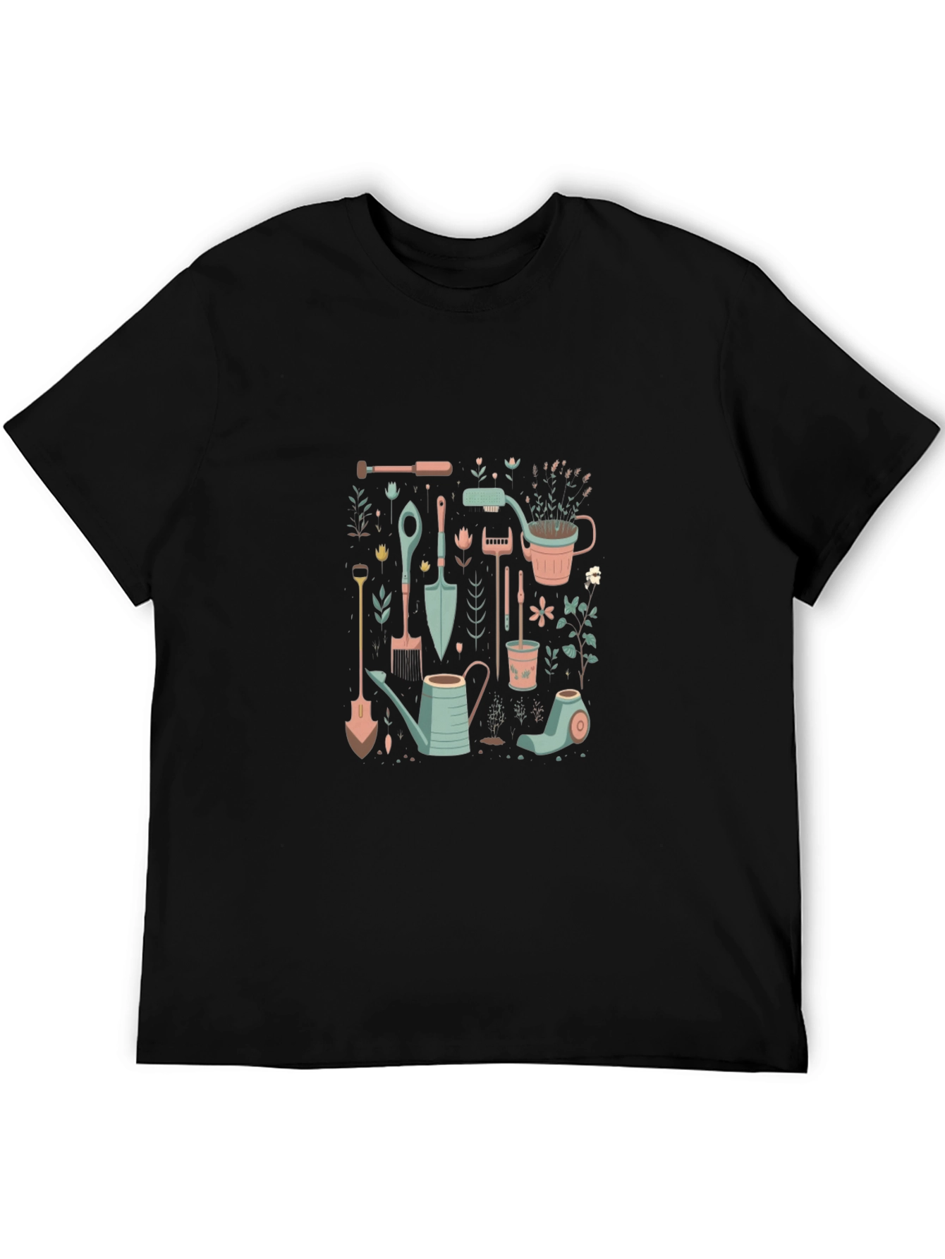 Gardening Tool Graphic T-Shirt