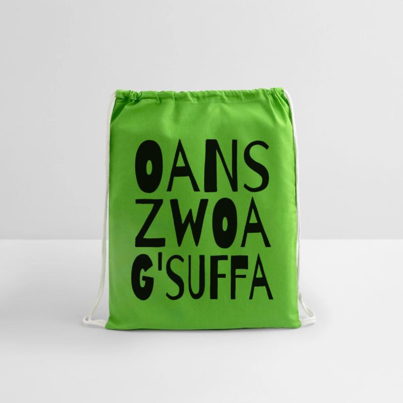 Oans, zwoa, g’suffa!