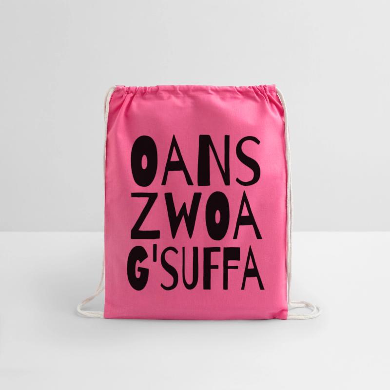Oans, zwoa, g’suffa!