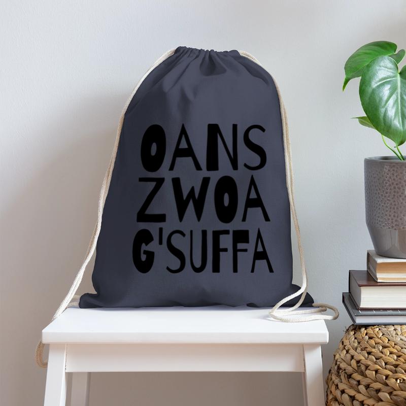 Oans, zwoa, g’suffa!
