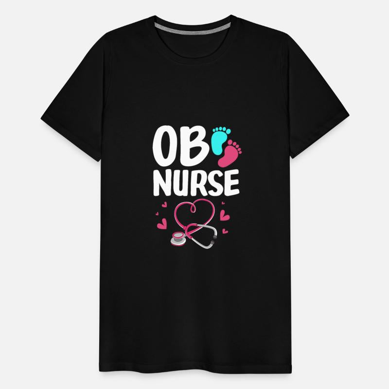 Obstetrics Stethoscope Baby Foot Print Ob Nurse