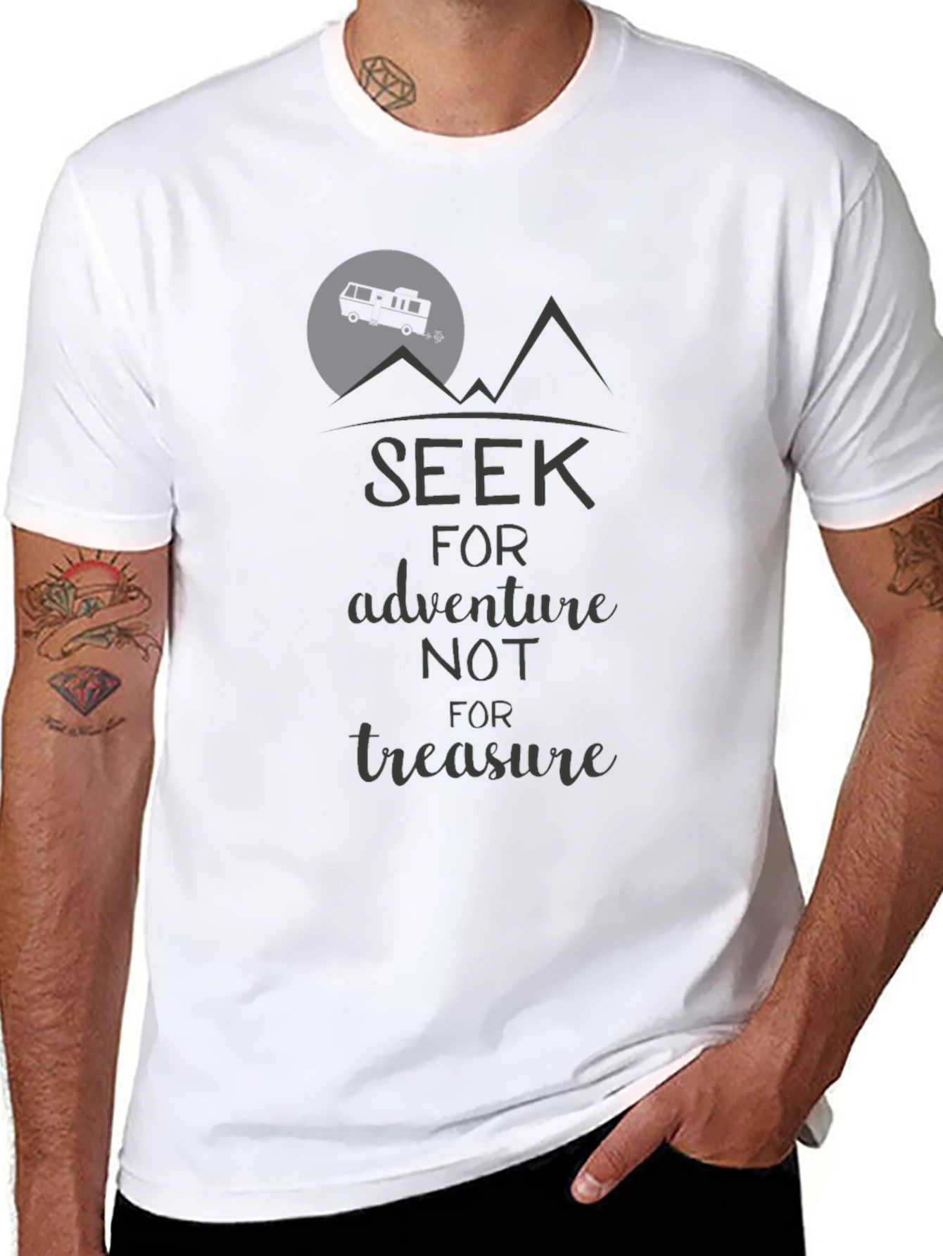 Adventure Awaits Tee - Seek Adventure Not Treasure T-Shirt