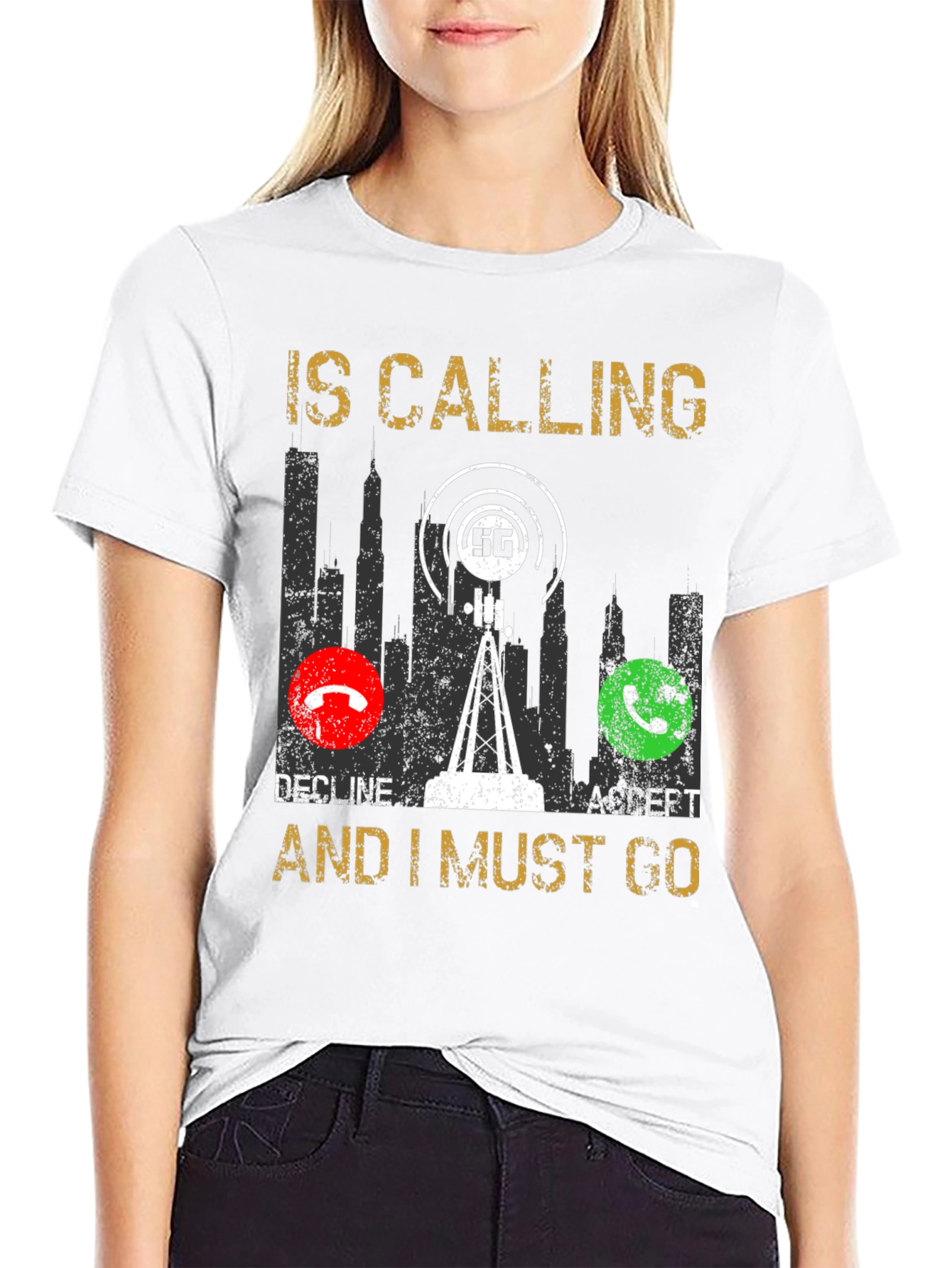 5G Calling T-Shirt - Funny Tech Lover Gift