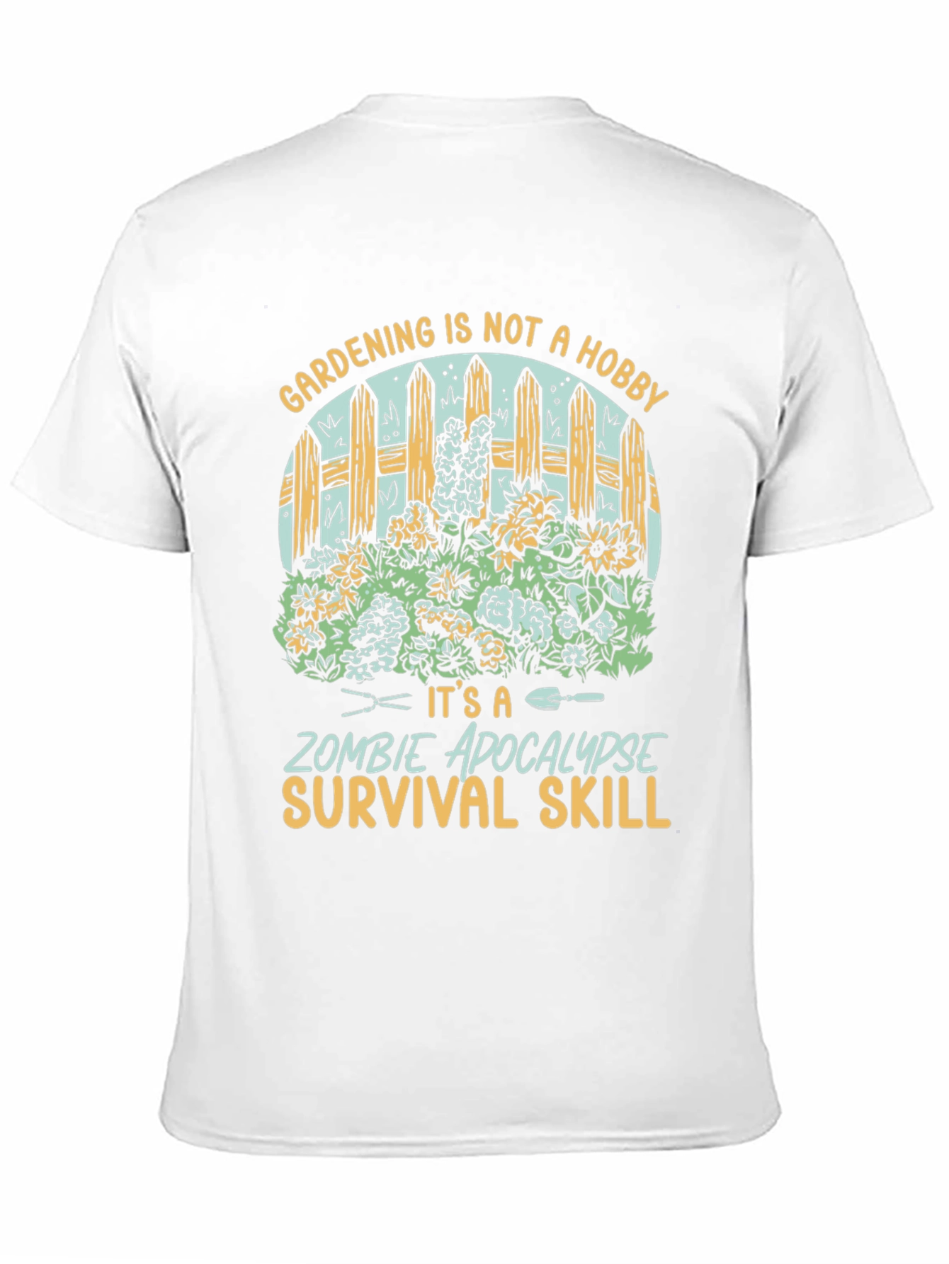 Gardening Zombie Apocalypse Survival Skill T-Shirt