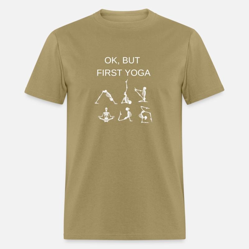 Okay But First Yoga Skeleton