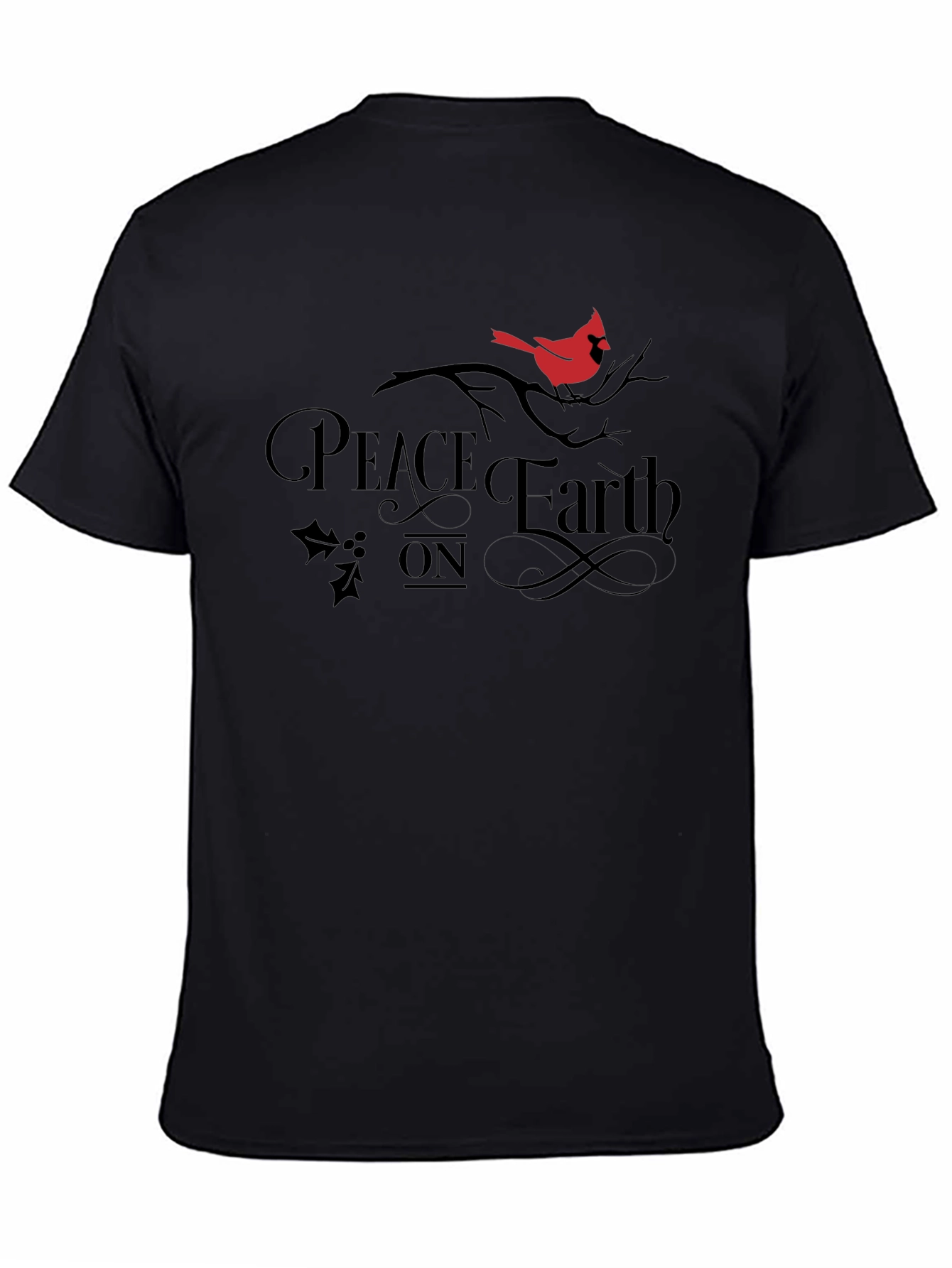 Peace On Earth Cardinal Graphic T-Shirt